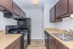 a modern kitchen with stainless steel appliances