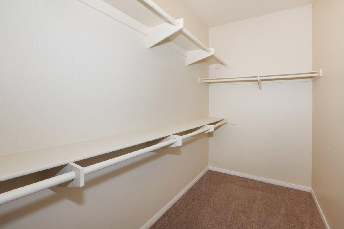 ABUNDANT CLOSET SPACE 
