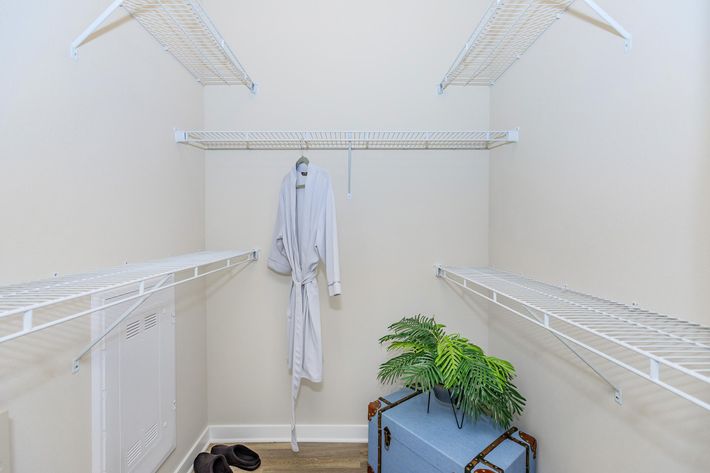 SPACIOUS WALK-IN CLOSET