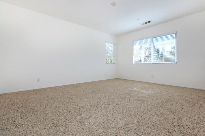 Carpeted bedroom