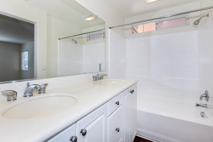 Bathroom with two sinks