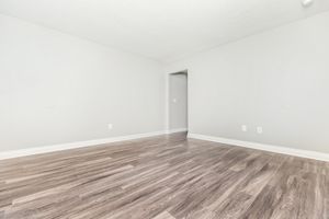 living room with wooden floors