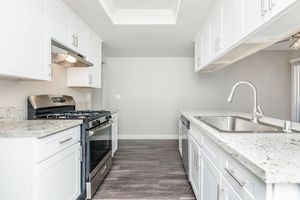 kitchen with stainless steel appliances