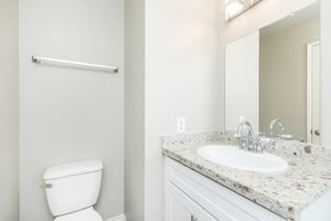 bathroom sink and mirror