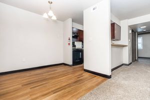 a room with a wooden floor