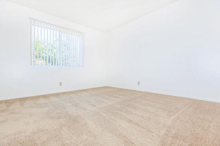 Carpeted bedroom