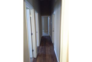 a close up of a doorway
