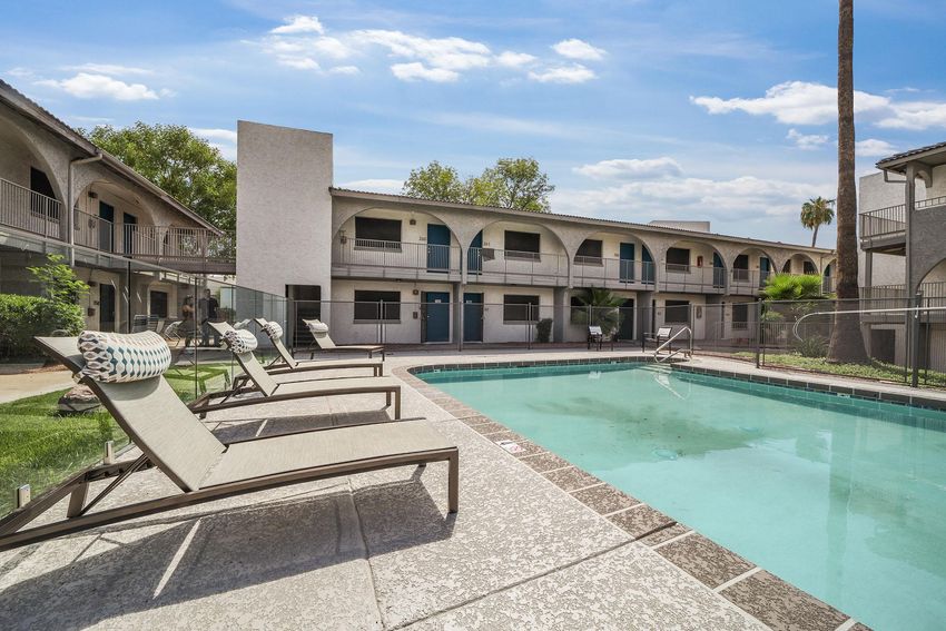 Pool and poolside area at Sunrise on 35th.