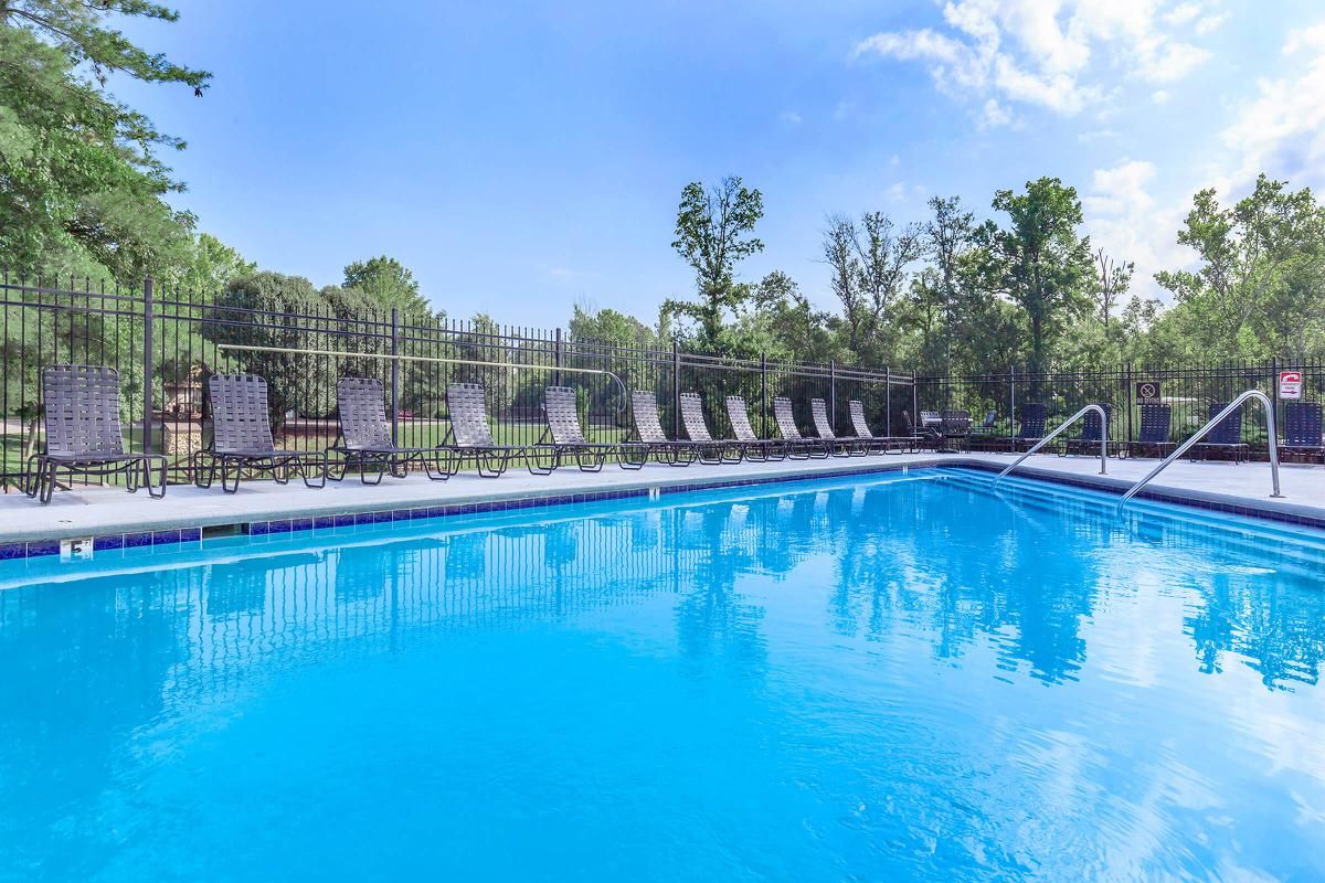 The pool deck at Waterford Village