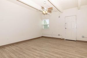 a room with a wooden floor