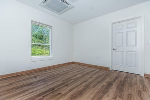 a room with a wooden floor