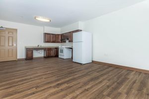 a room with a wooden floor