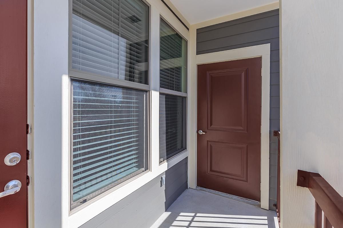 a door with a window