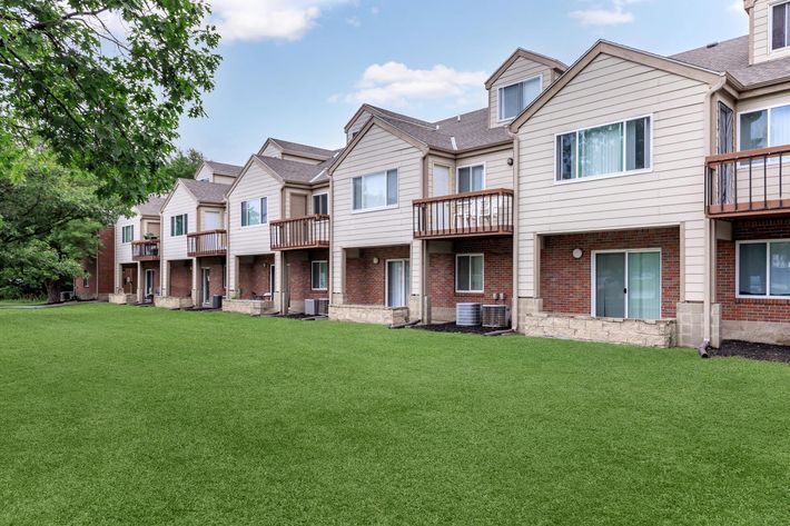 a large lawn in front of a house