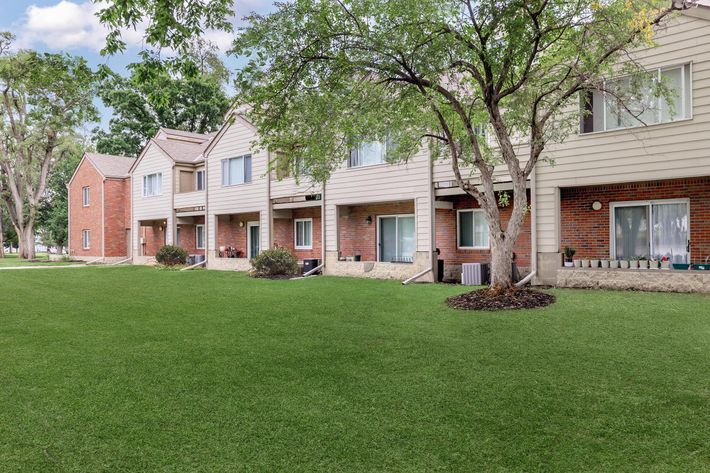 a large lawn in front of a house