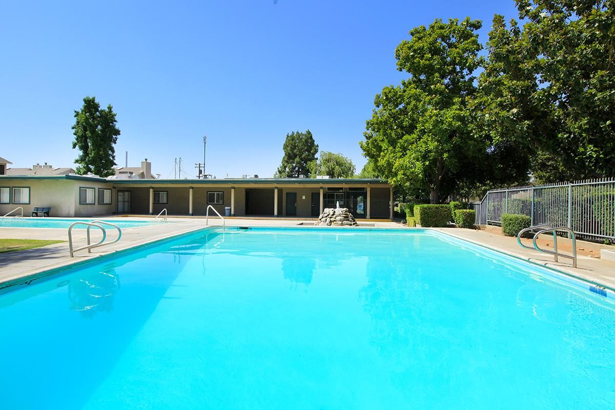 gated pool.