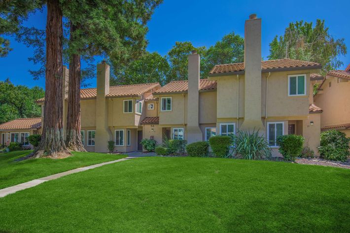 a large lawn in front of a house