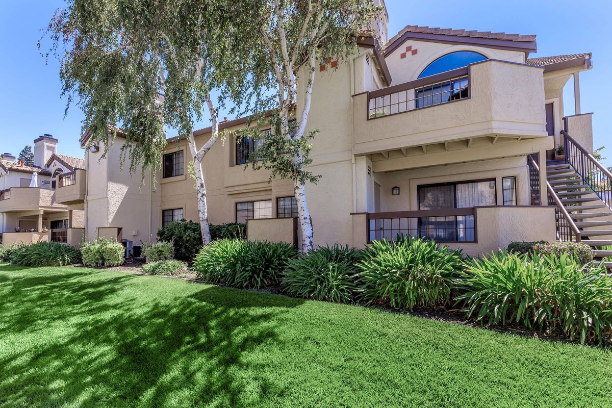 a large lawn in front of a house