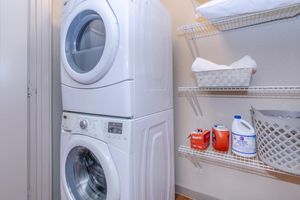 a washer and dryer