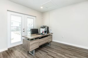 a room with a wooden floor