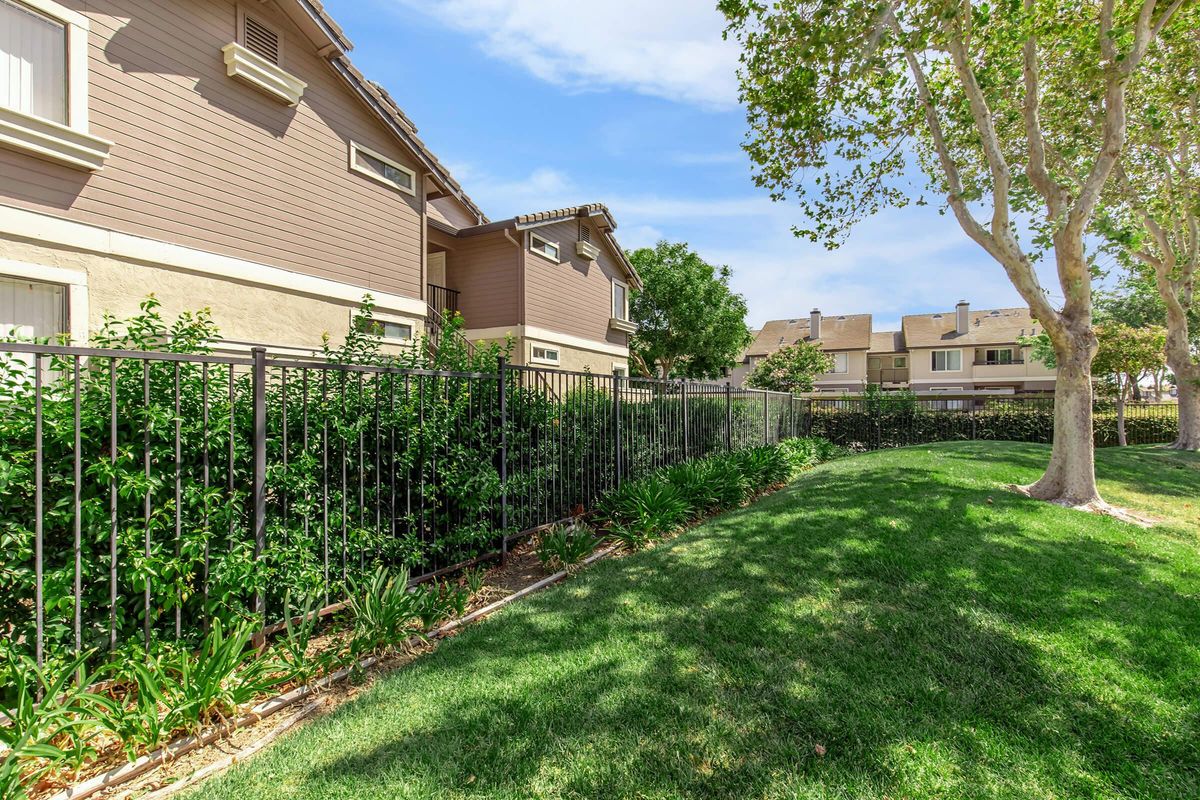 a large lawn in front of a house