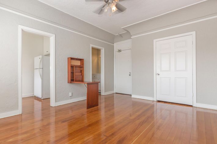 a room with a wooden floor