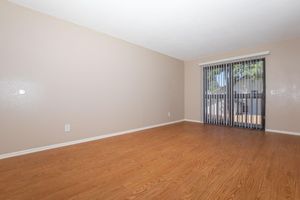 living room with wooden floors