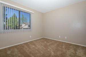 carpeted bedroom