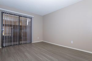 living room with sliding glass doors