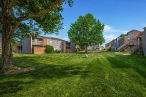 a large lawn in front of a house