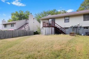 a house with a grass field