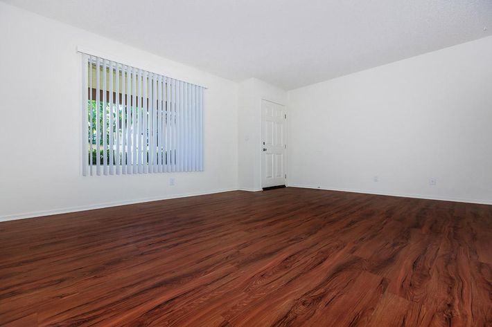 Living room with wooden floors