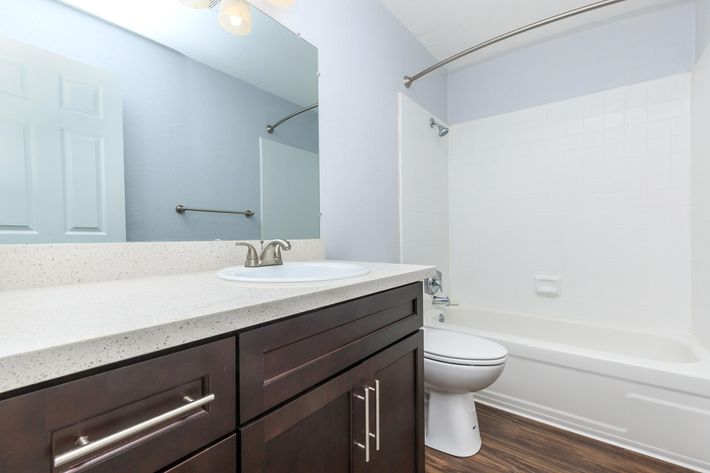 Bathroom at Creekside Apartments in San Jose, CA