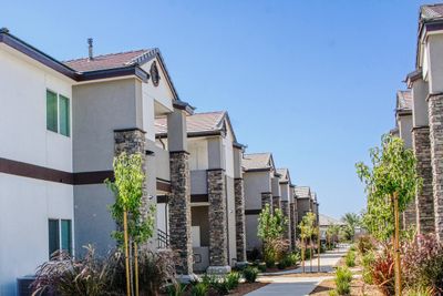 Community buildings with greenery