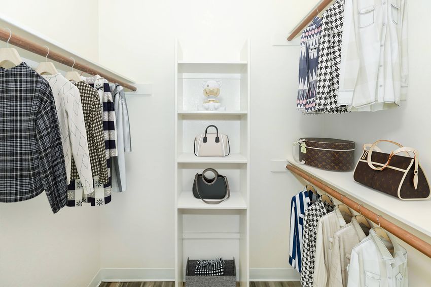 Closet shelving at Sand Dollar.