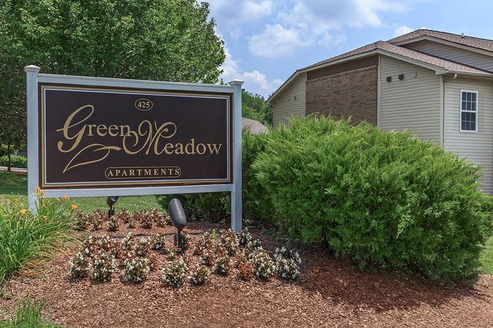 Green Meadows Monument Sign