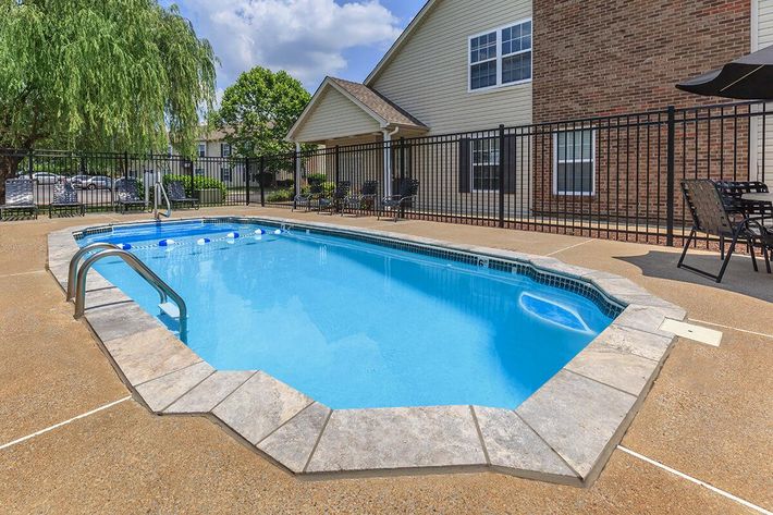 The Swimming Pool at Green Meadows Apartments