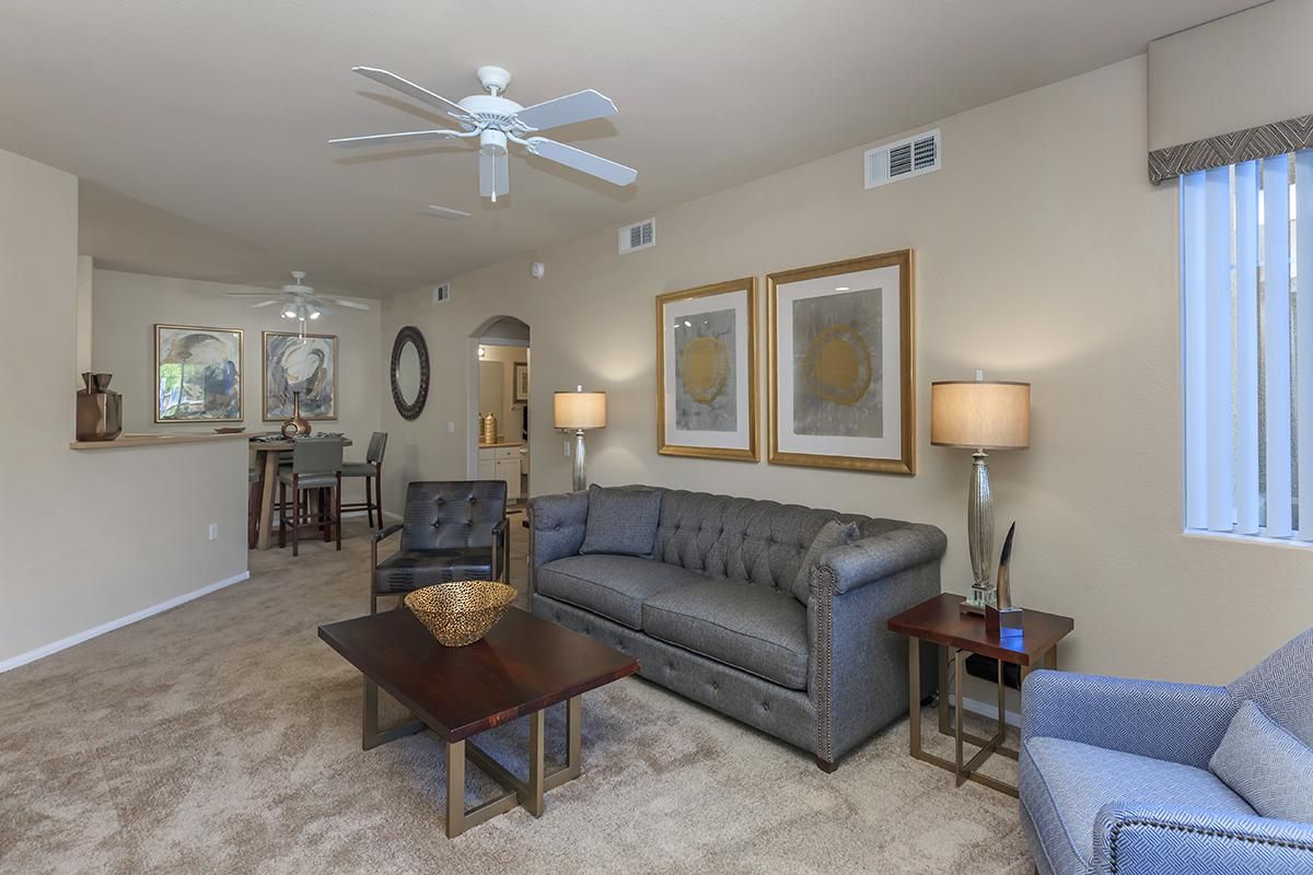 Ceiling Fans and Carpeted Floors in Homes at The Covington at Coronado Ranch Apartments in Las Vegas, Nevada