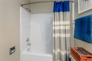 Updated Bathroom with Bathtub + Ashley Oaks Apartments + San Antonio + Texas