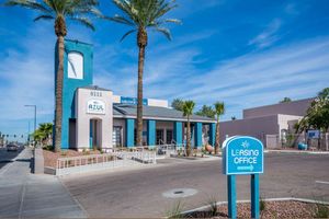 Leasing Office parking lot at Azul Apartments in Phoenix, Arizona