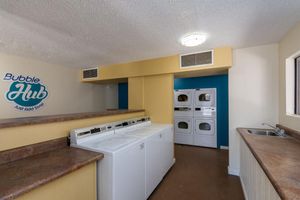 Bubble Hub laundry facilities at Azul Apartments in Phoenix, Arizona