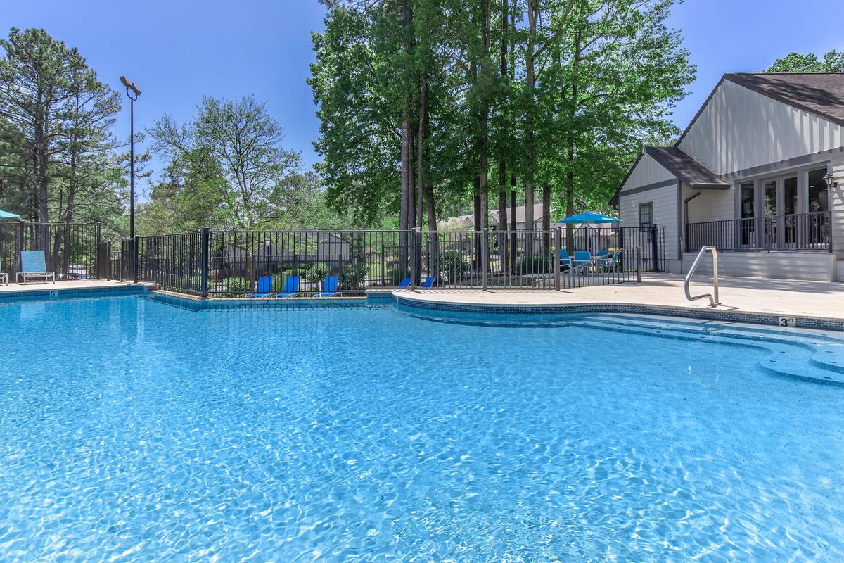 Listen to music with free Wi-Fi by the pool at Maddison Landing at Research in Madison, AL