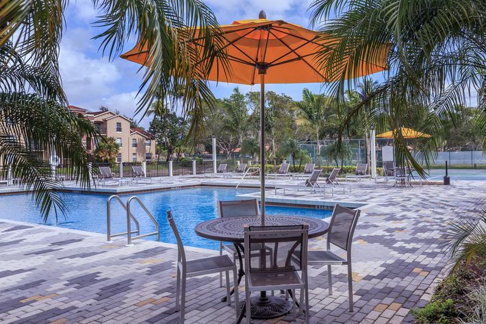 Outdoor Lounge at Latitude Pointe Apartments in Boynton Beach, Florida