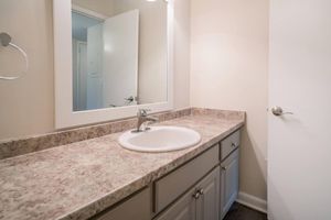 Spacious Bathroom Counters at Chase Cove Apartments in Nashville, TN