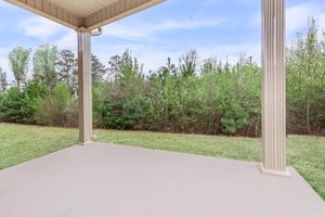 Private patio at Villas at Kelly Springs in Huntsville, Alabama