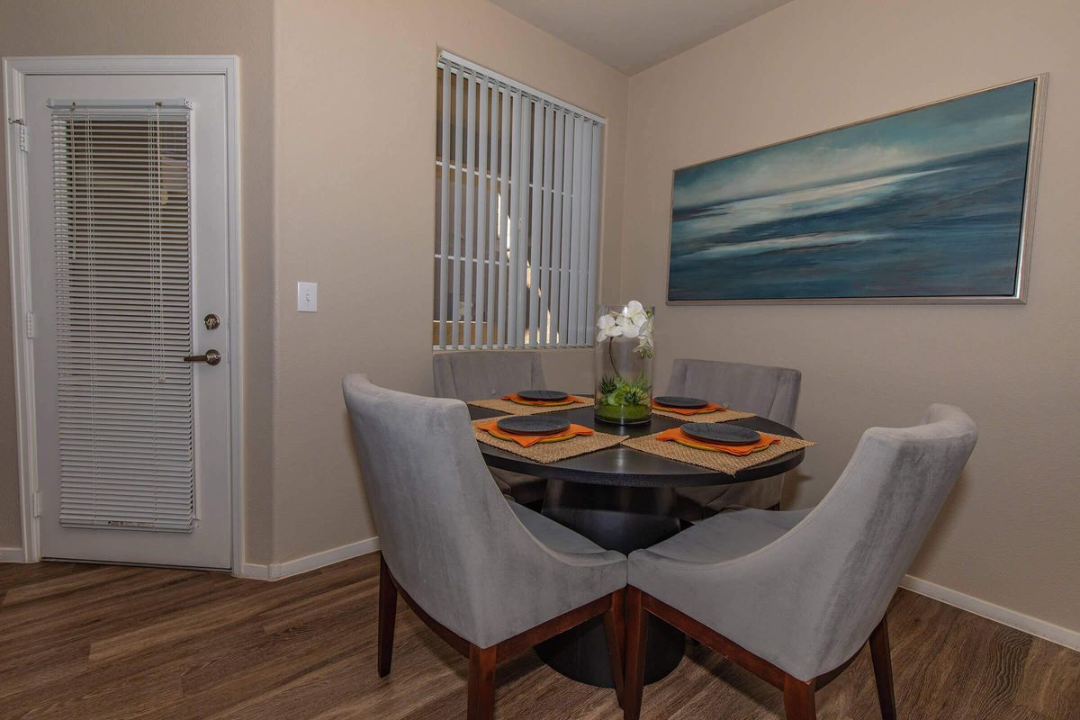 YOUR NEW DINING ROOM AT THE BELMONT APARTMENTS