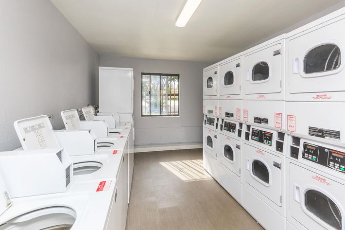 Washers and Dryers in community laundry room