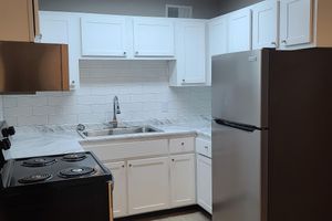 updated kitchen with appliances
