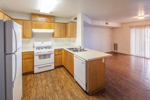 DISHWASHER, GAS STOVE, AND PANTRY
