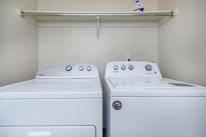 FULL-SIZE WASHER AND DRYER IN THE HOME